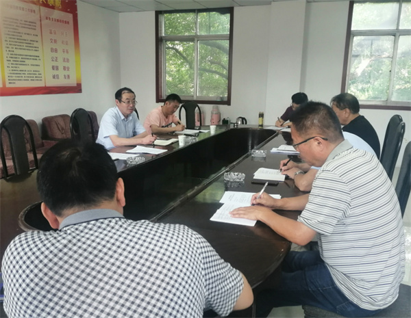淮南市經信局第四指導組指導皖紙公司留守處召開黨史學習教育組織生活會