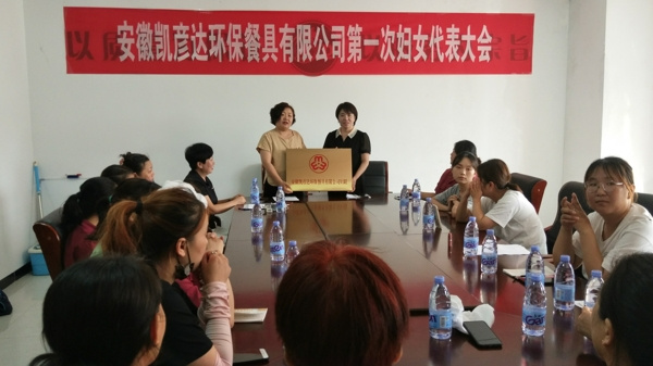 淮南市：安徽凱彥達環保餐具有限公司成立婦聯