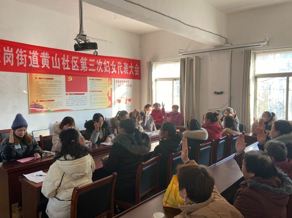 淮南市八公山區畢家崗街道率先完成社區婦聯換屆工作