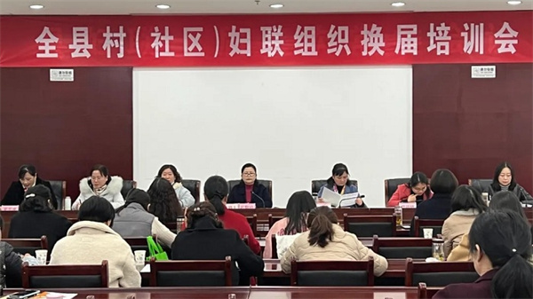 淮南市壽縣村（社區）婦聯組織換屆培訓會召開