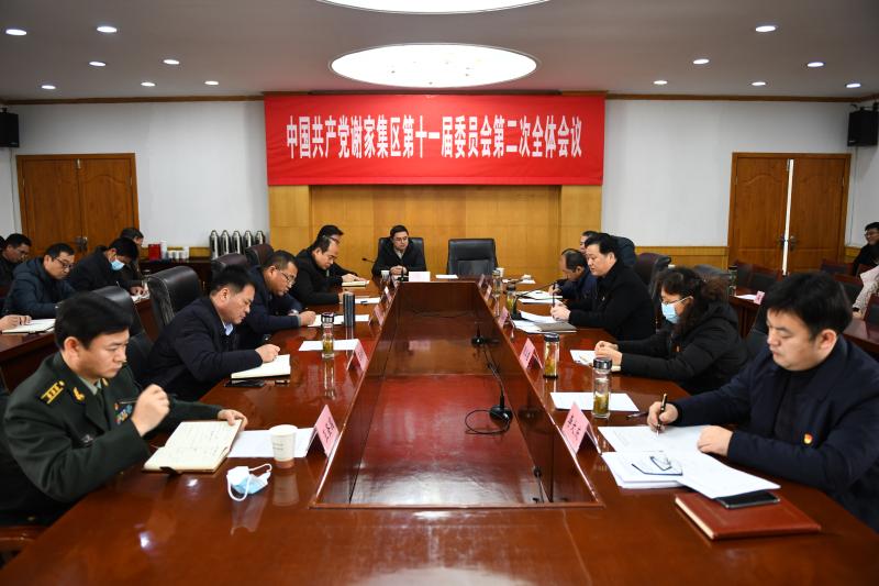 淮南謝家集區中國共產黨第十一屆委員會舉行第二次全體會議