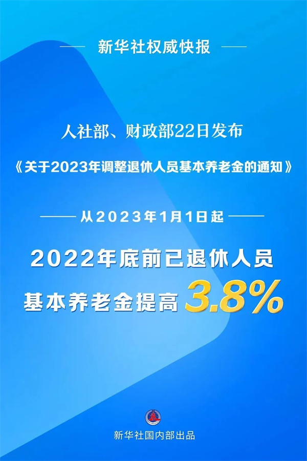 快訊！淮南市退休人員養(yǎng)老金漲了！ 