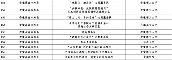 恭喜！淮南10支團隊成功入選2023年全國大學生“鄉村振興”志愿服務項目團隊