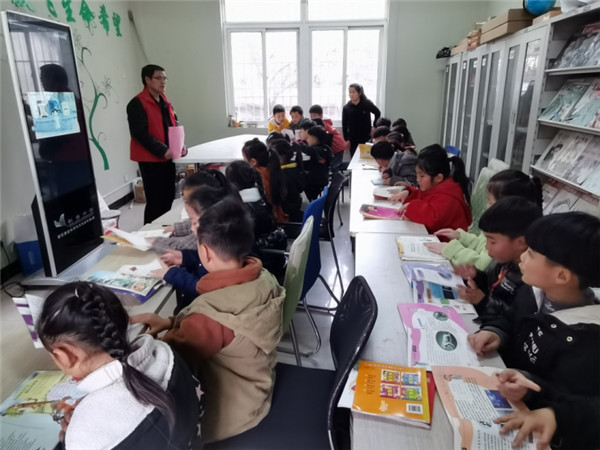 淮南國慶街道金豪社區開展未成年人閱讀日活動